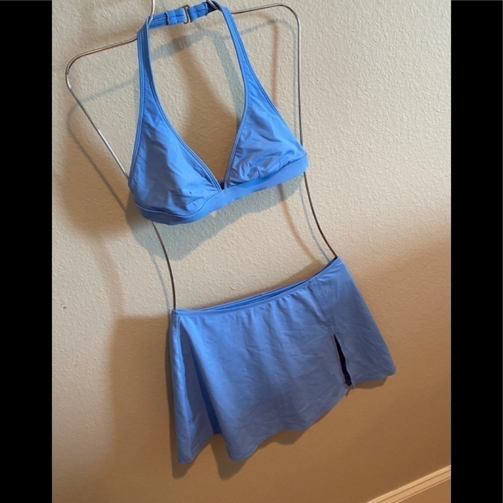 La Blanca Periwinkle Bikini with Skirt (3pcs) - Picture 2 of 7